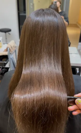 ロング 美髪矯正・ブリーチ 矯正🫧秋元ゆたかのヘアスタイル