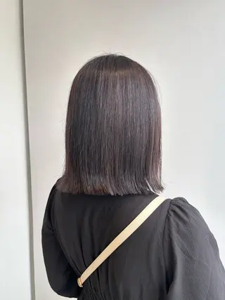 カラー 🫒🫒ブリーチなし 艶カラー🫒ヤマシロのヘアスタイル