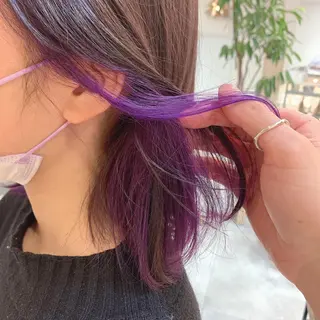 ミディアム カラー 山本 知佳のヘアスタイル