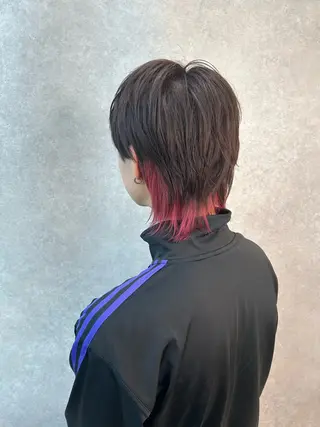 カラー メンズ パーマ/ハイトーン 🌀中川航亜🌀のヘアスタイル