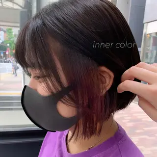 ショート カラー ヘアアレンジ 似合わせカット得意 💛RENA💛のヘアスタイル