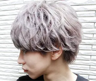 ショート カラー メンズ 佐伯 りょうのヘアスタイル