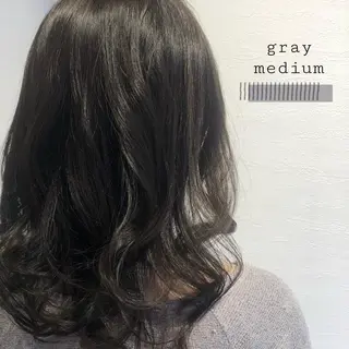 ミディアム カラー 似合わせカラー✨人気 荻窪🌈川端風子のヘアスタイル