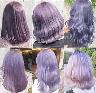セミロング ❄️💛エクステ ブリーチ❄️yukiのヘアスタイル