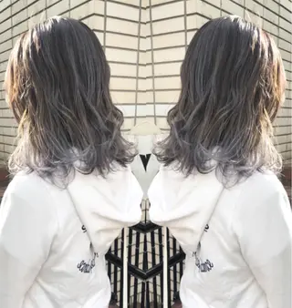 ミディアム カラー 🤍2nd🤍田所 美希のヘアスタイル