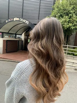 ロング vicca ekolu所属・わこ★骨格診断カット 早朝➕仕事終わりＯＫのヘアスタイル