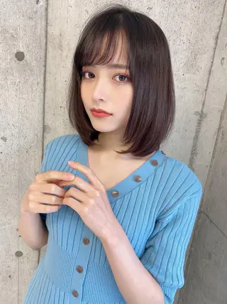 ショート カラー ツヤ髪になりたい方へ 🩷柴田知亜希のヘアスタイル