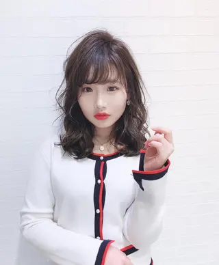 ミディアム カラー ハイトーン✨髪質改善 ✨スパ得意✨ミヤタのヘアスタイル