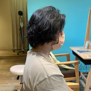 パーマ メンズ メンズパーマ&メンズ 縮毛矯正/平野/渋谷のヘアスタイル