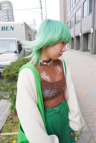 ショート カラー ハイトーン特化サロン 代表 中谷蓮のヘアスタイル