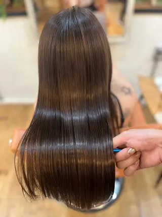 ロング ⚪️髪質改善 縮毛 店長 コウ⚪️のヘアスタイル