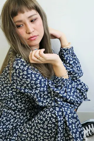 セミロング 徳永 博志のヘアスタイル