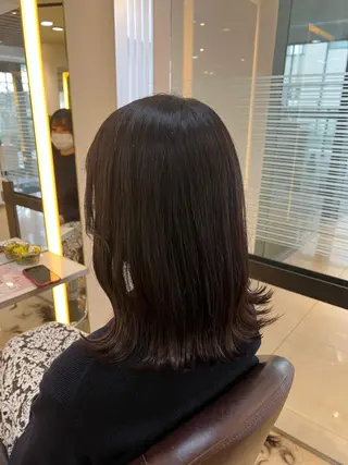 セミロング カラー 🌺まなみ/ うる艶カラー🌺のヘアスタイル
