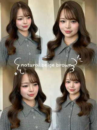 ロング カラー 透明感カラー🍯 髪質改善🫧 野々愛のヘアスタイル