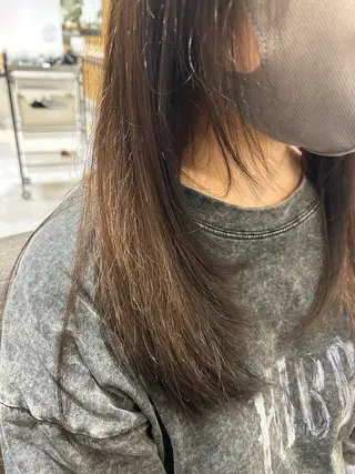 ロング 玉田 千智のヘアスタイル