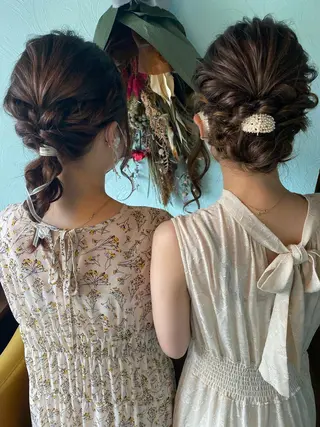 ヘアアレンジ 秋月 亜耶のヘアスタイル
