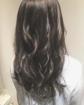 セミロング 【ブリーチ髪質改善 パーマ】宮田浩章のヘアスタイル