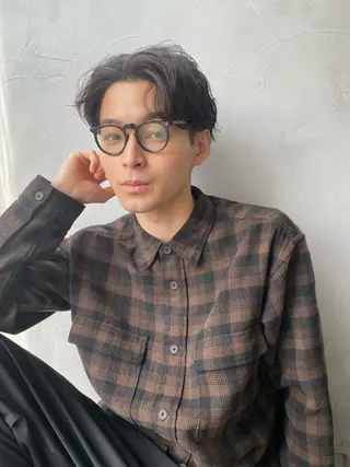 パーマ メンズ 表参道メンズカット hikariのヘアスタイル