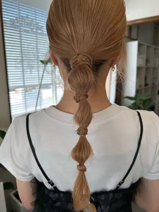 ロング 北本 美幸のヘアスタイル