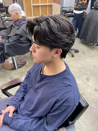 パーマ メンズ PEYP prod ICON所属・パーマ/ケアブリーチ /博多/YOSUKEのヘアスタイル