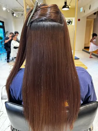 ロング 4月オーディション 目前/荒堀 結香のヘアスタイル