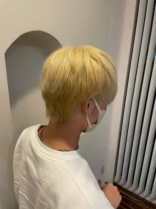 カラー メンズ メンズ/透明感カラー しゅうとのヘアスタイル