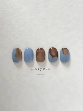 ネイル moiyeon🕊️ ｲﾁｶﾜｻｷｺのネイルデザイン