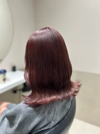 カラー ヘアアレンジ mai🍑暖色カラー /レイヤー💖のヘアスタイル