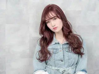 ロング カラー パーマPrivate SalonNoa名駅のヘアスタイル