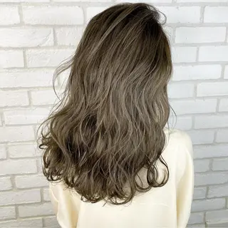 ロング カラー 【美髪矯正】【スト カール】小野村翔太のヘアスタイル