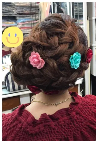 ヘアアレンジ 上辻 博司のヘアスタイル
