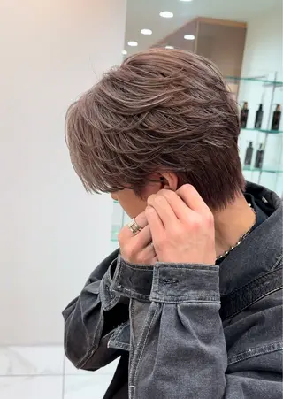 カラー メンズ 菅野 心悠/メンズヘアのヘアスタイル