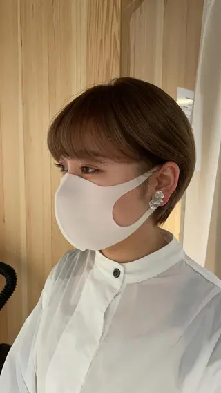 ショート 吉田一輝 外国人パーマのヘアスタイル