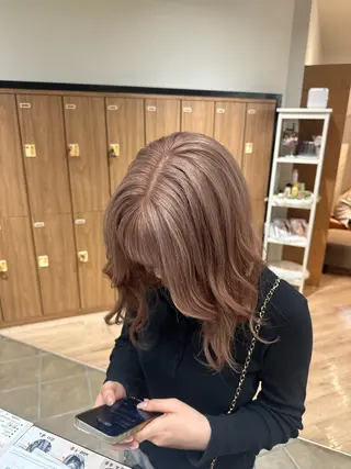 カラー ブリーチカラー/ わきたちえ🌻のヘアスタイル