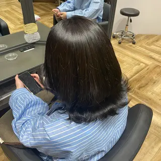 カラー 《ショートモデル》 服部未夢のヘアスタイル