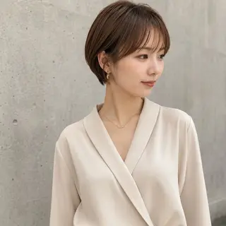 ショート カラー 一ノ瀬 暁のヘアスタイル