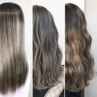 カラー 🌈艶ハイトーン🌈 心を込めます🤝涼介のヘアスタイル