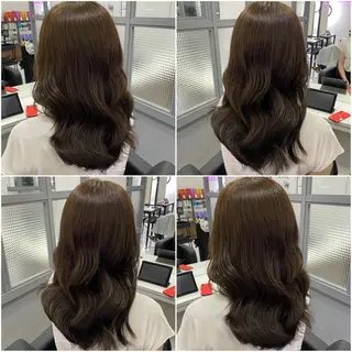 セミロング カラー IVY所属・🖤韓国艶髪 RINA🖤のヘアスタイル