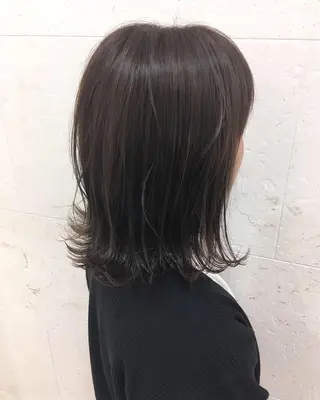 ミディアム カラー 斉藤 貴也のヘアスタイル