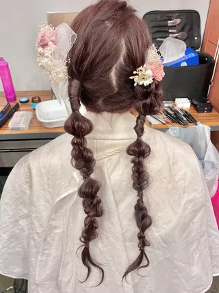 ヘアアレンジ totalsalon koa5のマツエク・マツパデザイン