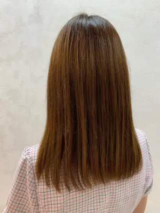 セミロング 加藤 遥花のヘアスタイル