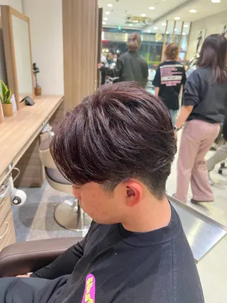 パーマ メンズ SENA 再現性 パーマと縮毛矯正のヘアスタイル