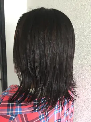 ミディアム 撮影モデル募集中☆ オグリヤスエのヘアスタイル