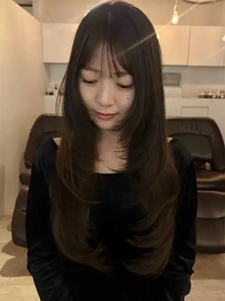 ロング 🍑透明感hair ・NENE🍑のヘアスタイル