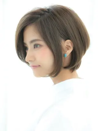 ショート カラー レイヤーカット✂️ 横浜No1♡下鳥翔子のヘアスタイル