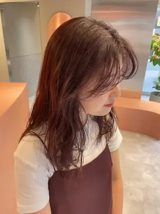 セミロング MAYU /ナチュラルヘア🌷のヘアスタイル