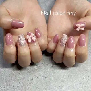 ネイル Nail salon tiny🩵のネイルデザイン