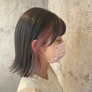 カラー 🍨デザインカラー/ ブリーチ”みさき🐇のヘアスタイル