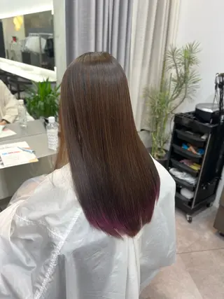 ロング タク エルのヘアスタイル