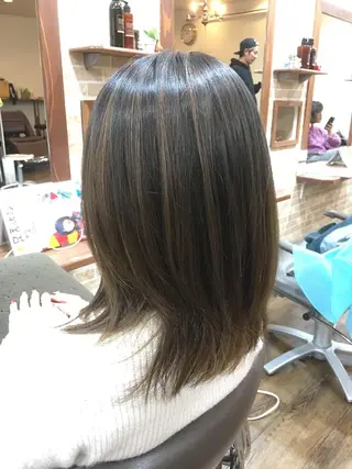 ミディアム カラー ✨大人美人ショート✨ 店長 藤井一輝のヘアスタイル